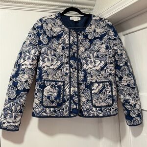 Blue Quilted jacket